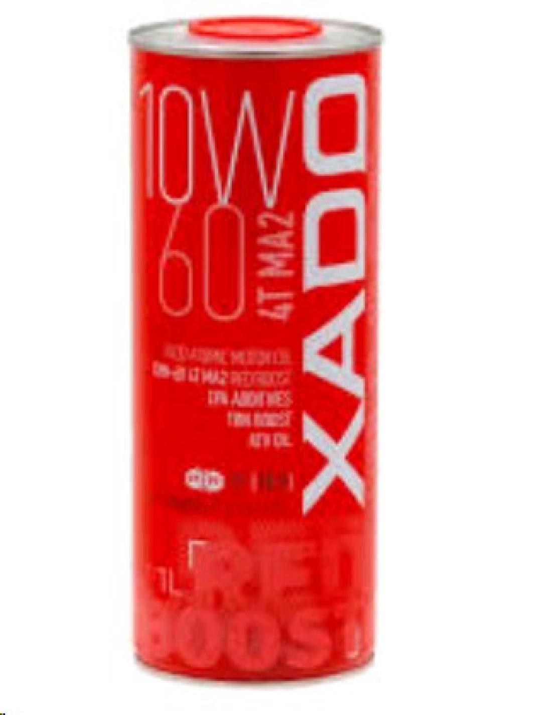 Масло   4T, 1л   (10W-60 MA2  Red Boost) ХАДО