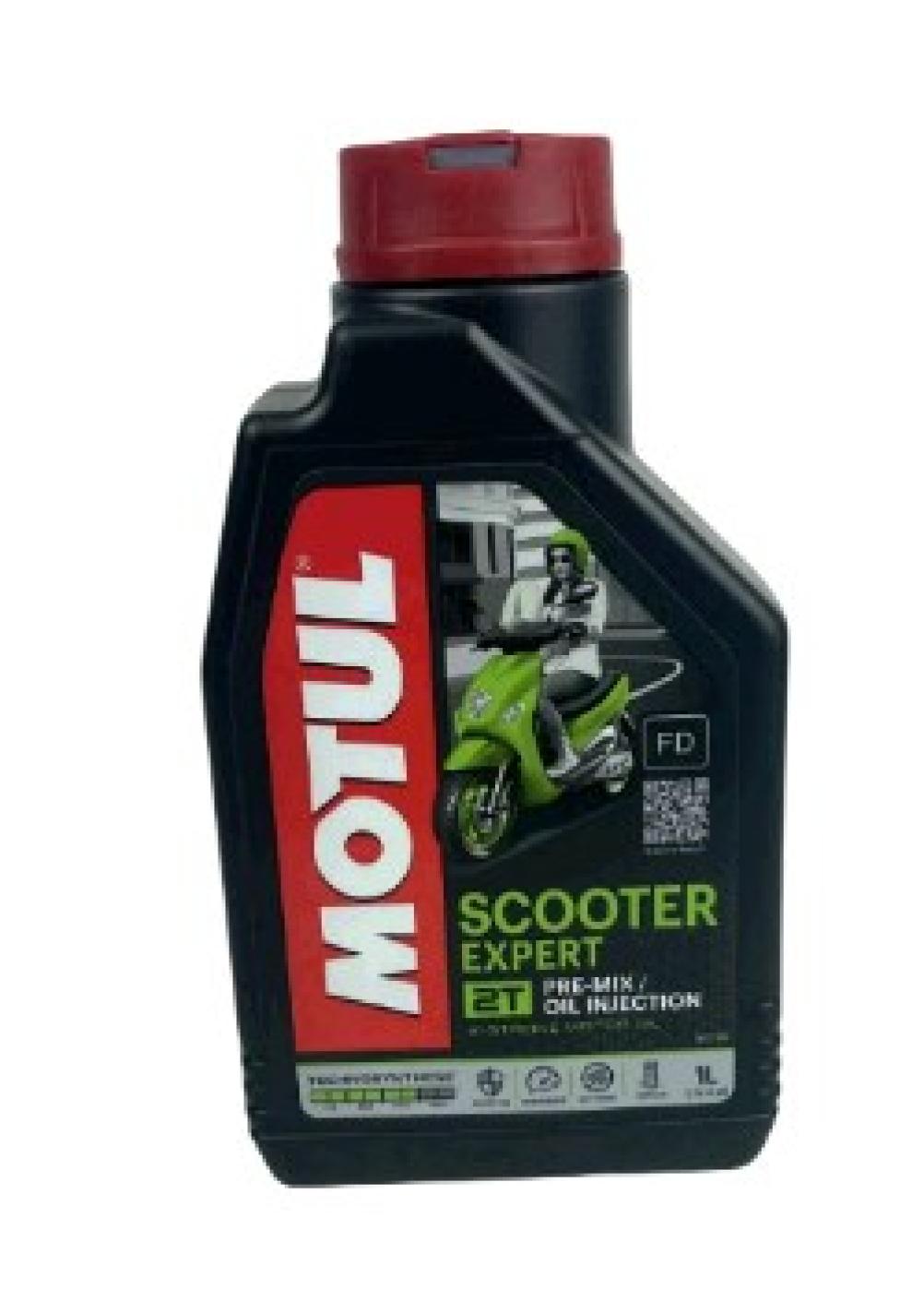 Олія 2T, 1л (напівсинтетика, Scooter Expert, API TC) MOTUL (#105880) VV