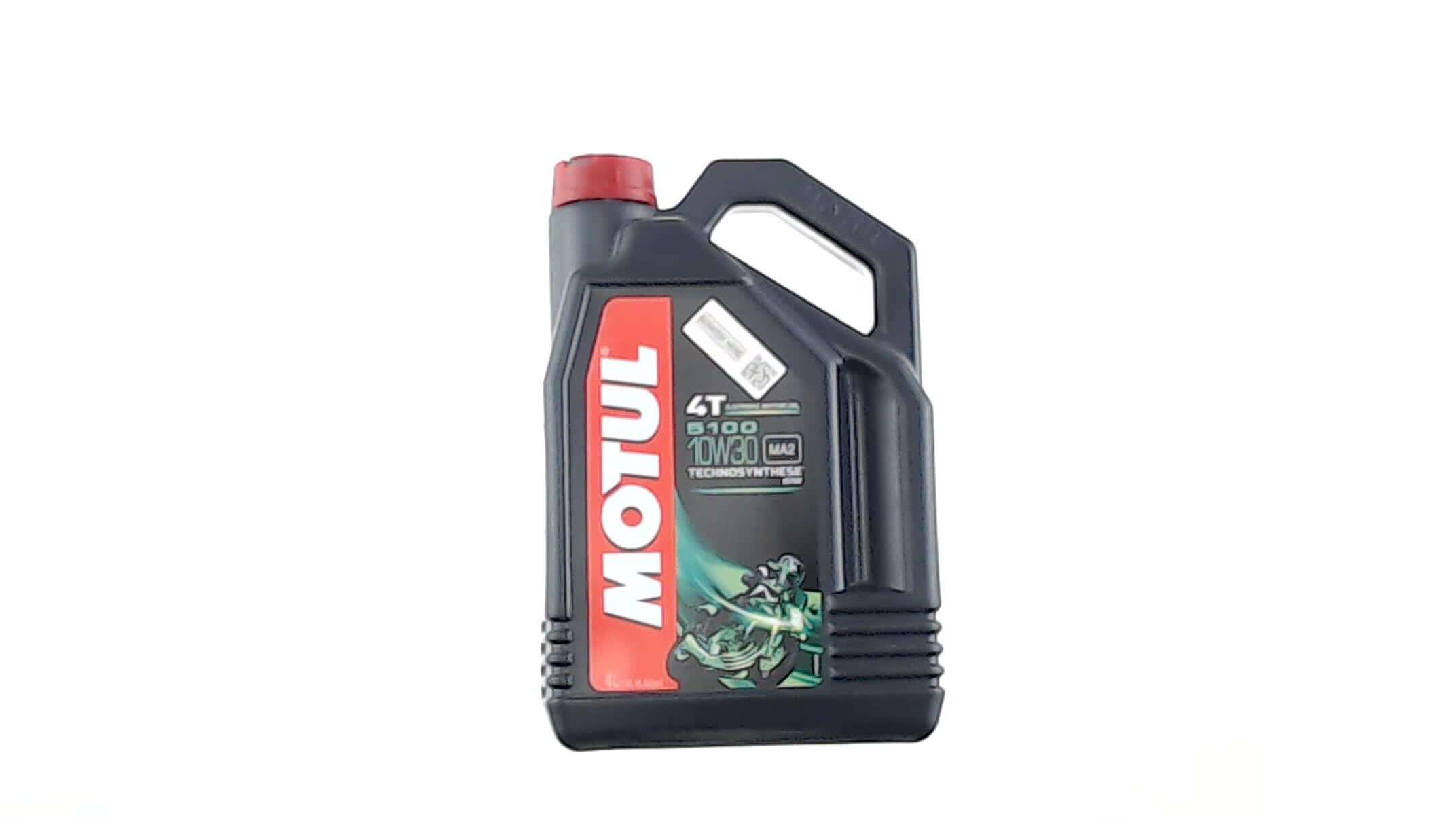 Олія 4T, 4л (напівсинтетика, 10W-30, 5100, API SL/SJ/SH/SG) MOTUL (#104063)