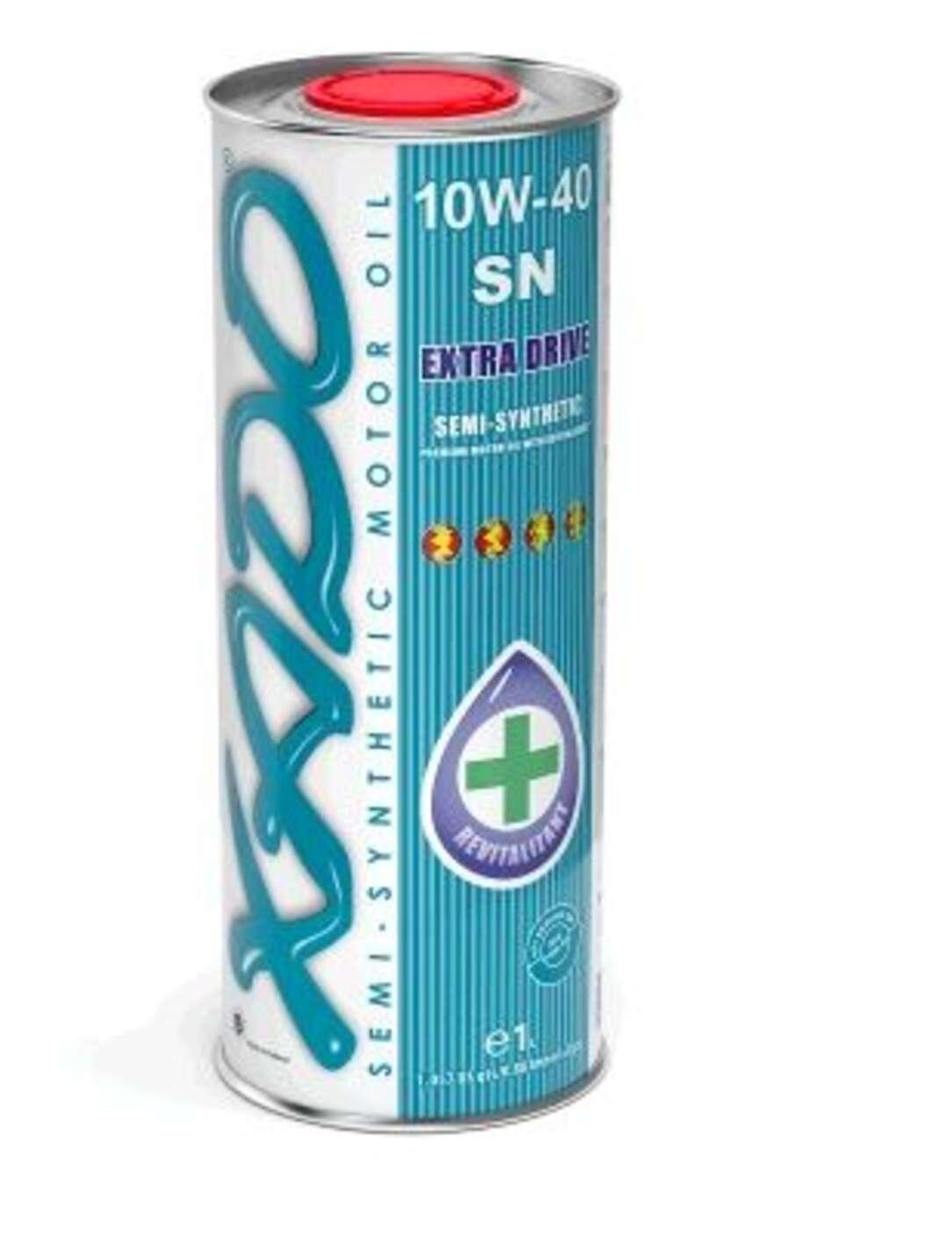 Олія 4T, 1л (напівсинтетика, 10W-40, Atomic OIL SN, Extra Drive) (20170) Хадо