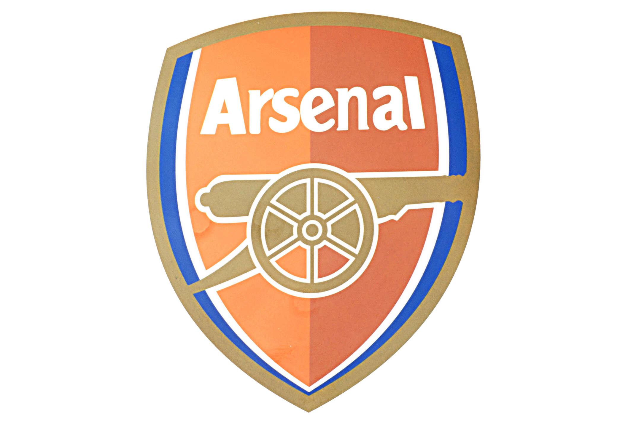 Наклейка декор ARSENAL (15х12см) (#5648)