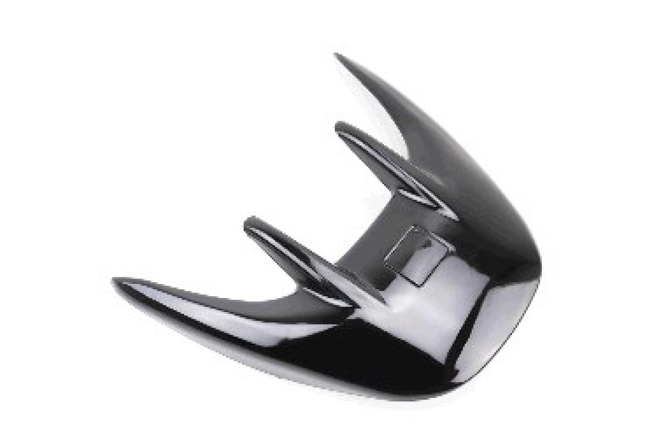 Пластик Honda DIO AF34/35 задній (спойлер) (чорний) з кришкою KOMATCU