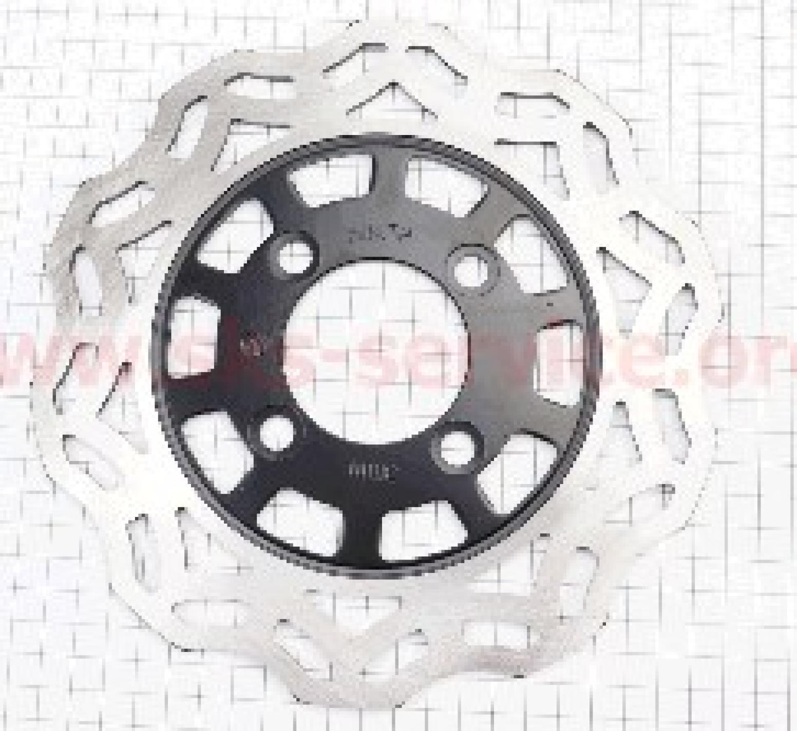 Диск гальмівний Scrambler 250 задній D-220mm KOMATCU