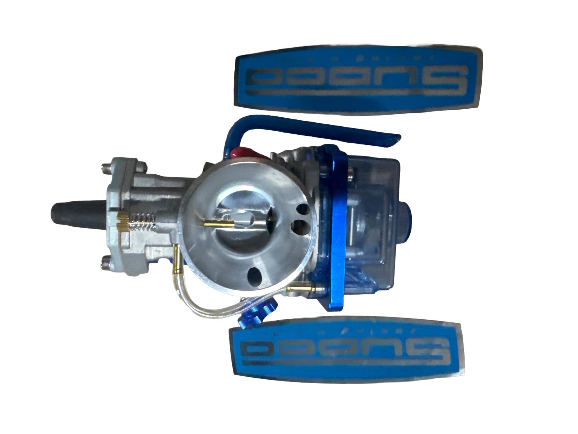 Карбюратор 4T CB/CG TUNING прозор. піддон PWK 26 (d=26mm) з хутро. заслінкою