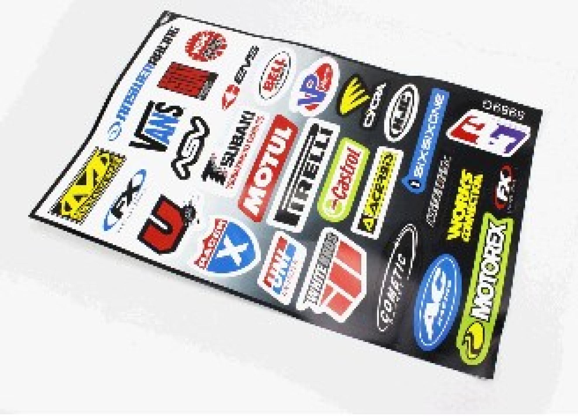 Наклейки на планшеті MOTORSPORТ набір 29шт 43х28, 5989G