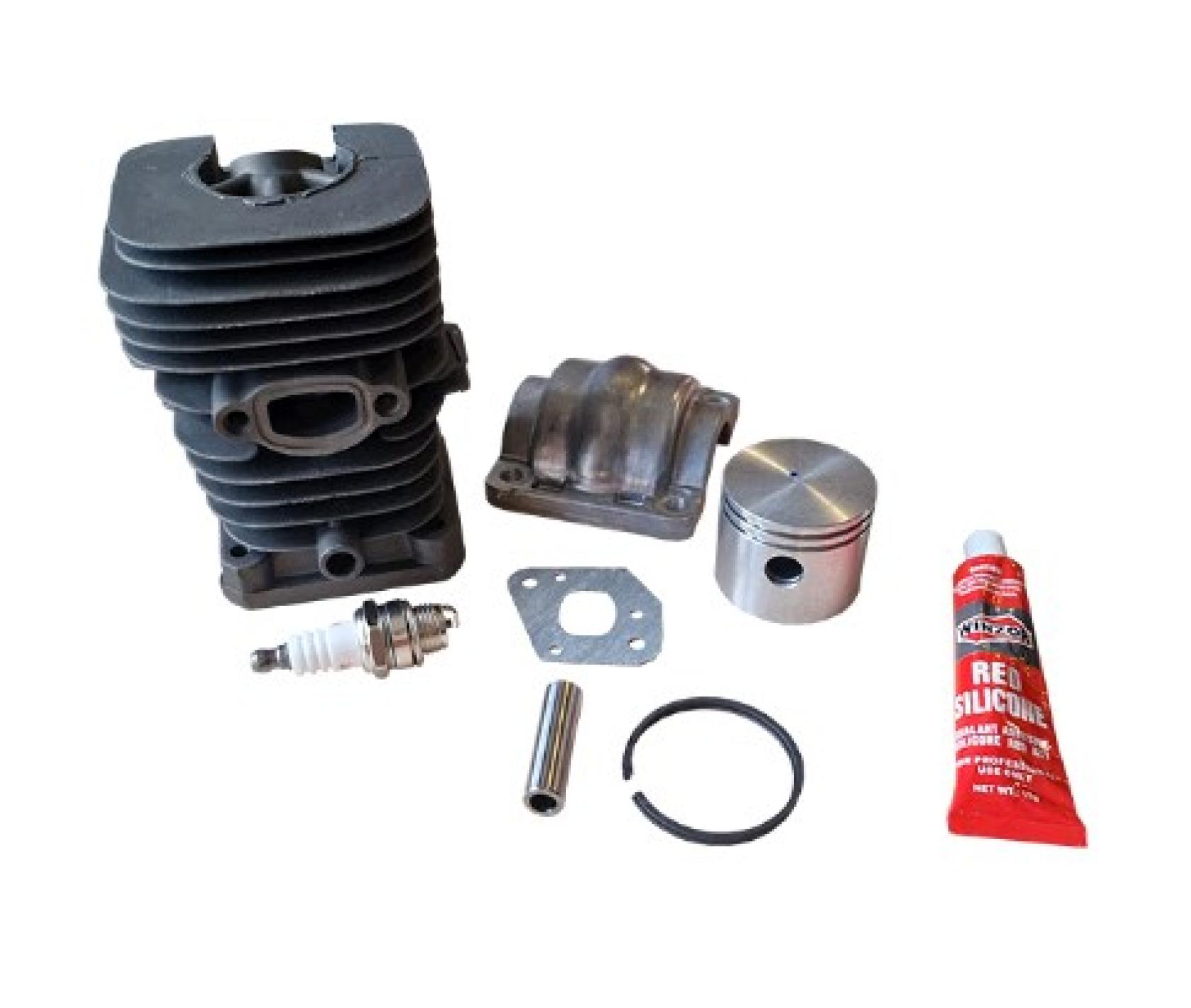 Б/У поршень (КПГ) для Partner P350 (Ø41.1) (+піддон) + свічка, прокладка КОСА-2