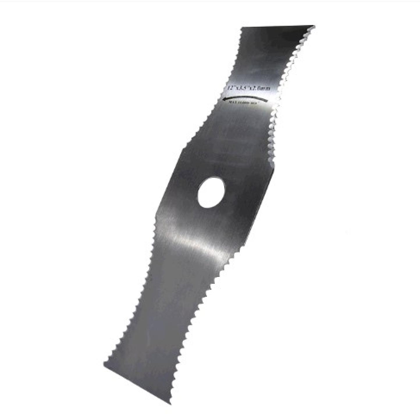 Лезо кущоріза 2T (L-305, h-1,6, Ø25,4 мм) (нерж. сталь, із зубцями) KOSA