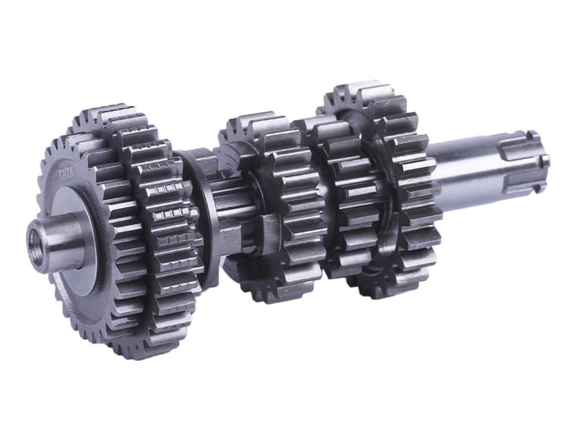 Вал вторинний 4T CB250/300 (+ шестерні) (комплект) AMG