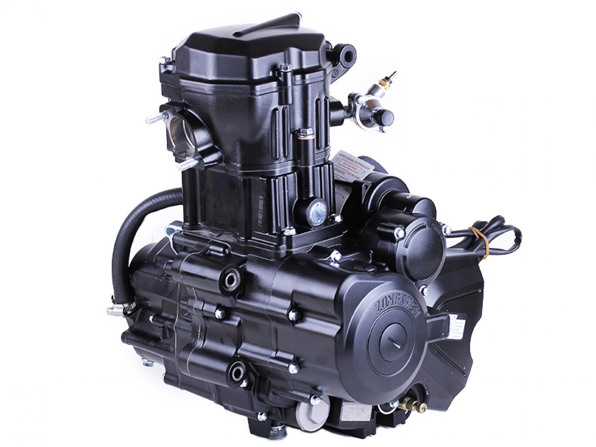 Двигун 4T CG200 (ZS163ML) (чорний) (з водяним охолодженням) ZONGSHEN AMG