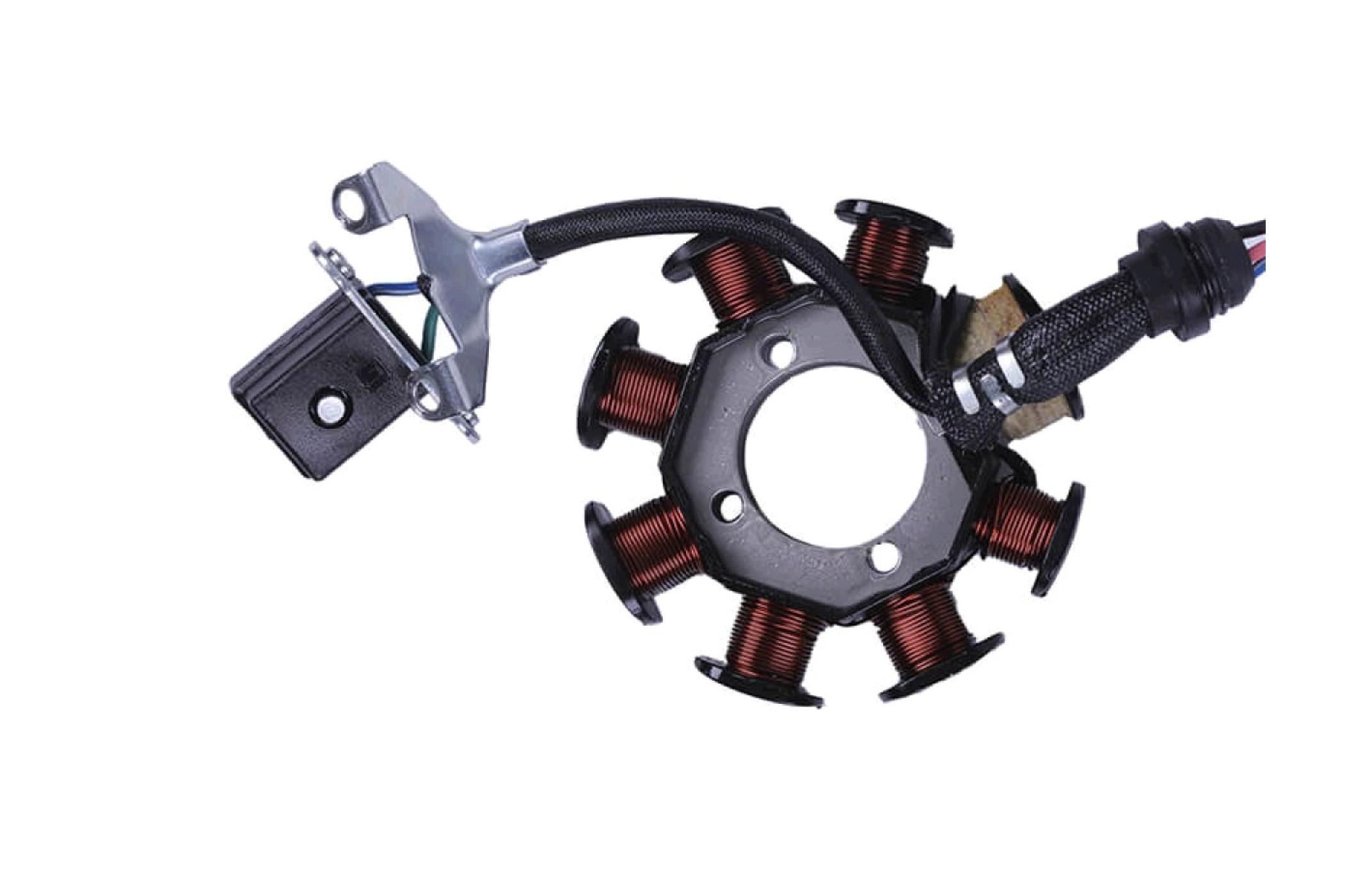 Статор генератора 4T GY6 125/150 (7+1 котушок) AMG-3