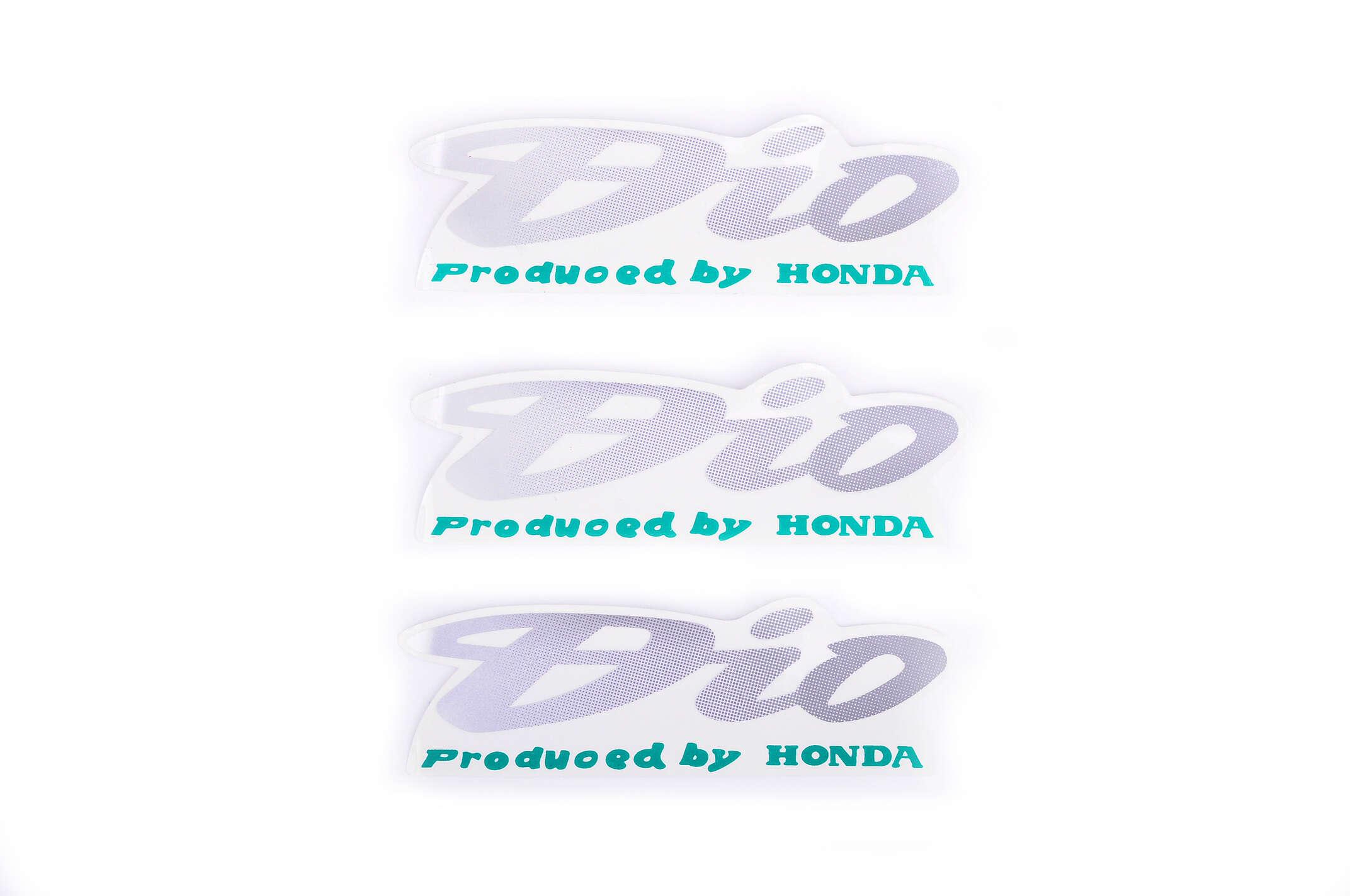 Наклейки (набір) Honda DIO (12х4см, 3шт) (#1160)