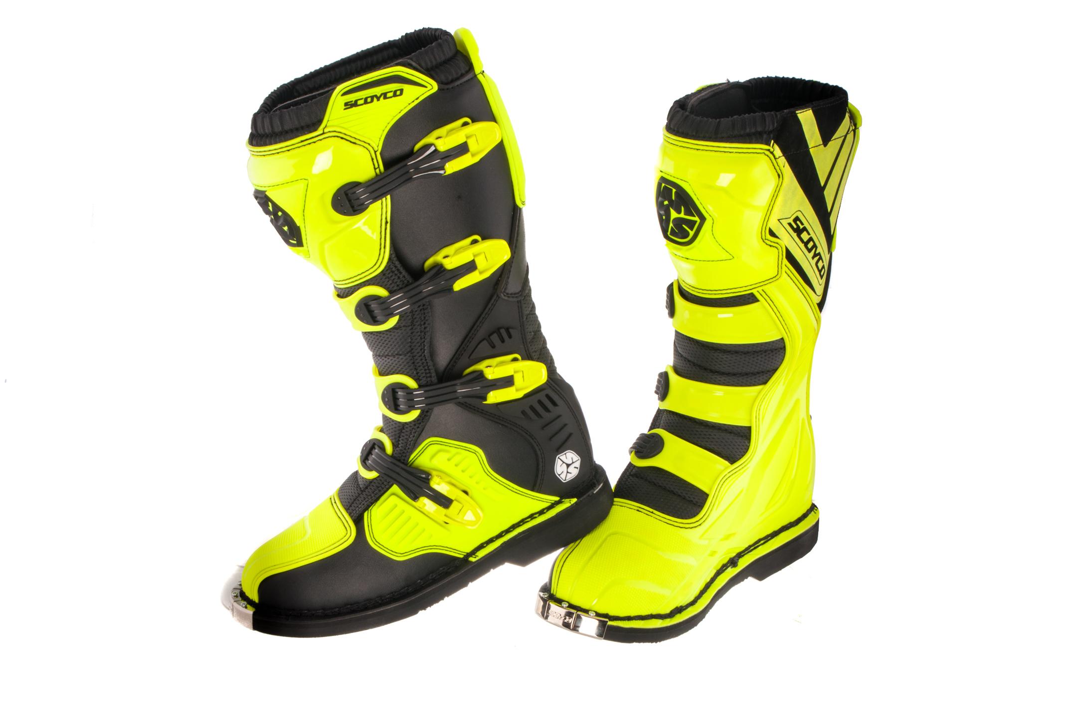 Ботинки SCOYCO (зеленые высокие, size:43)