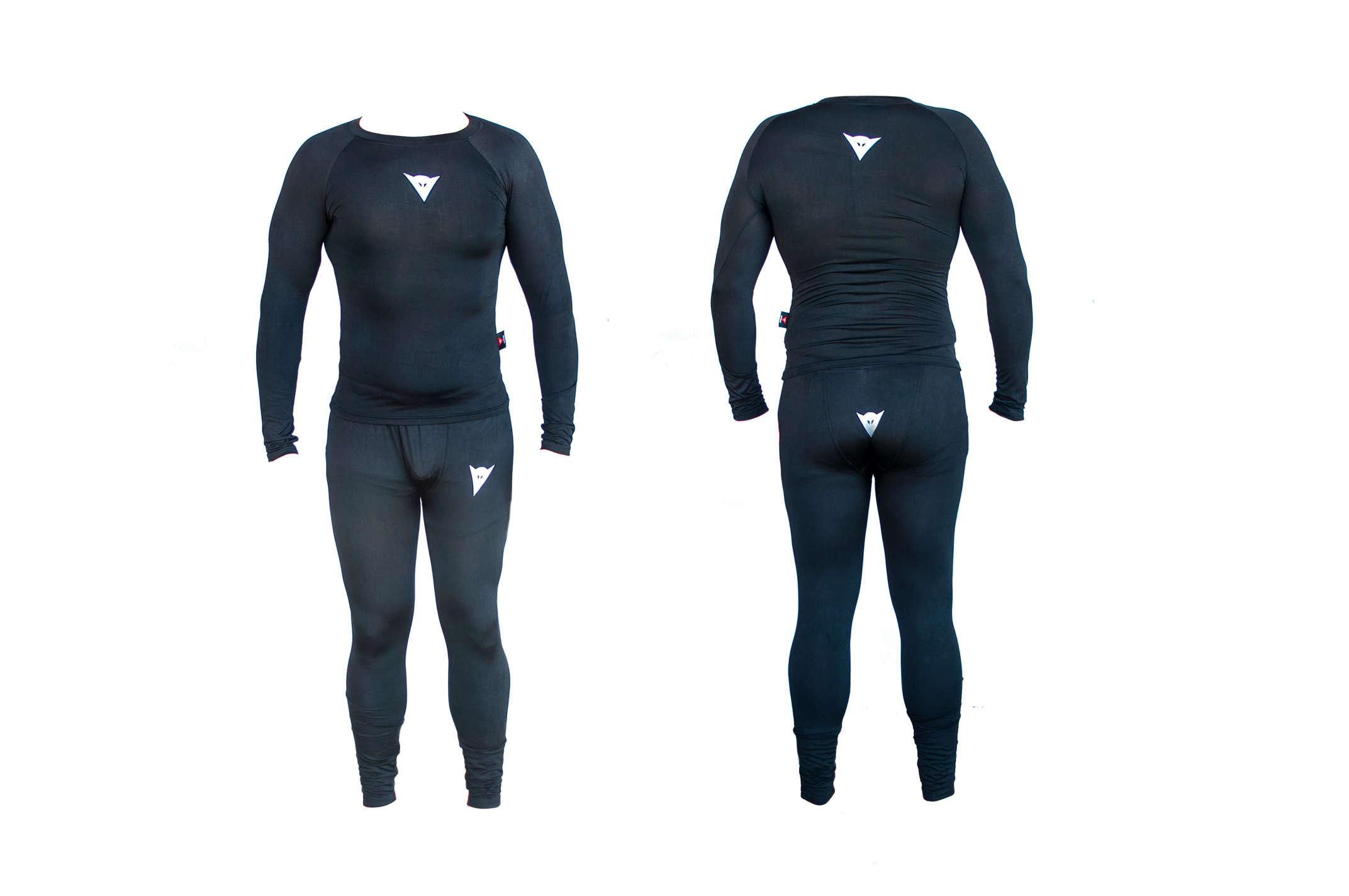 Костюм кроссовый (черно-серый size L)