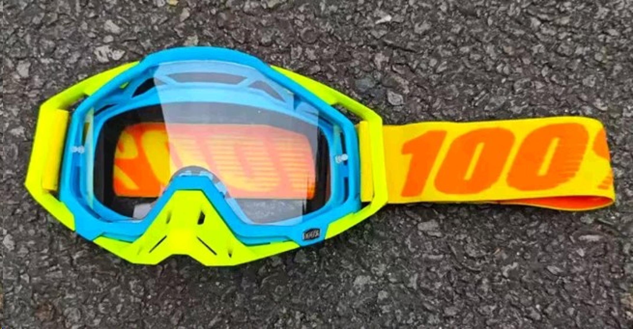 Окуляри для мотокросу Enduro/ATV, зі змінним склом, покриття Anti-Fog + захисні плівки 3шт + набір для догляду, помаранчеві-світло-зелені-жовті (дзеркальне скло)