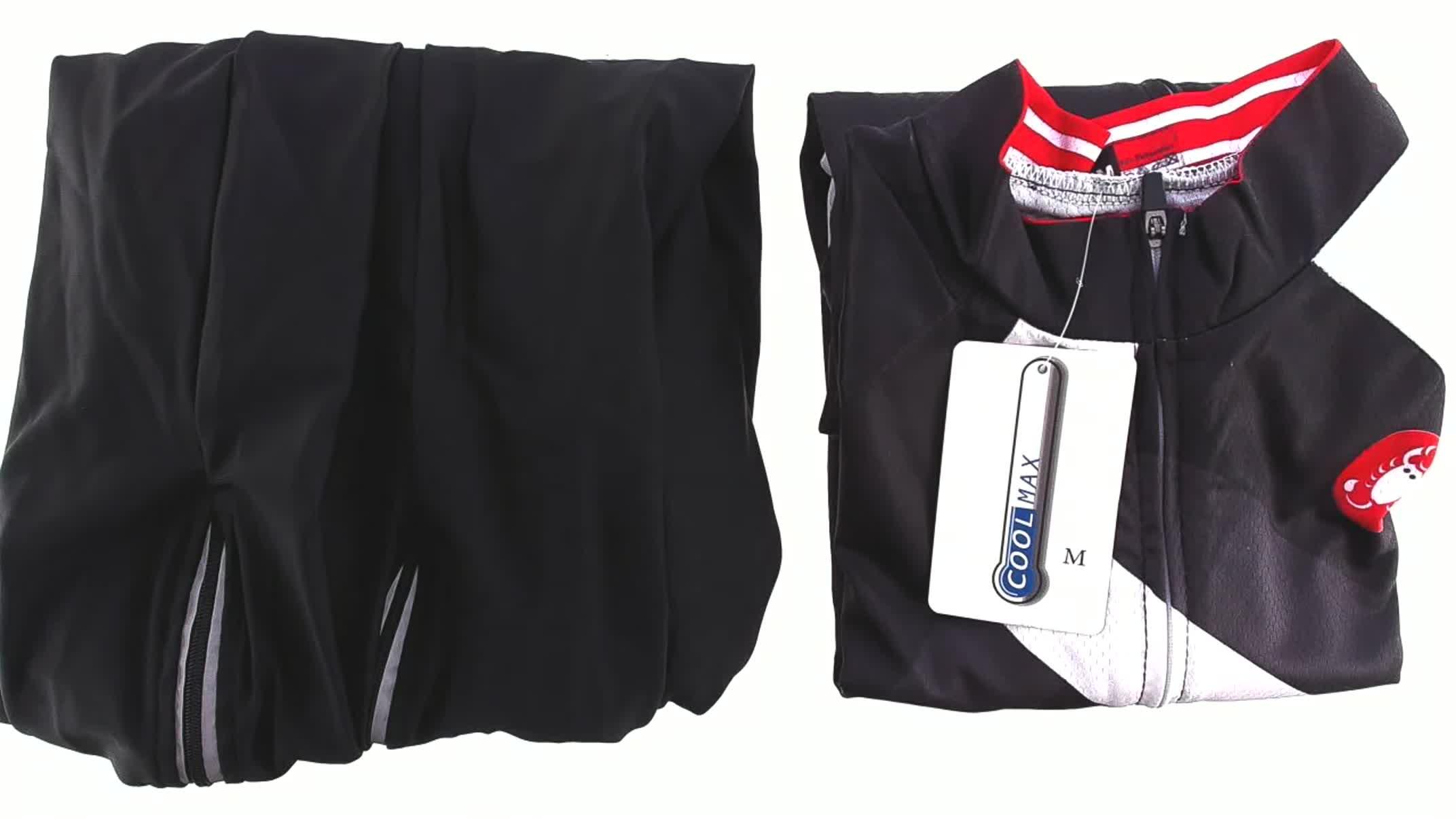 Велокостюм (чорно-червоний, size:M)