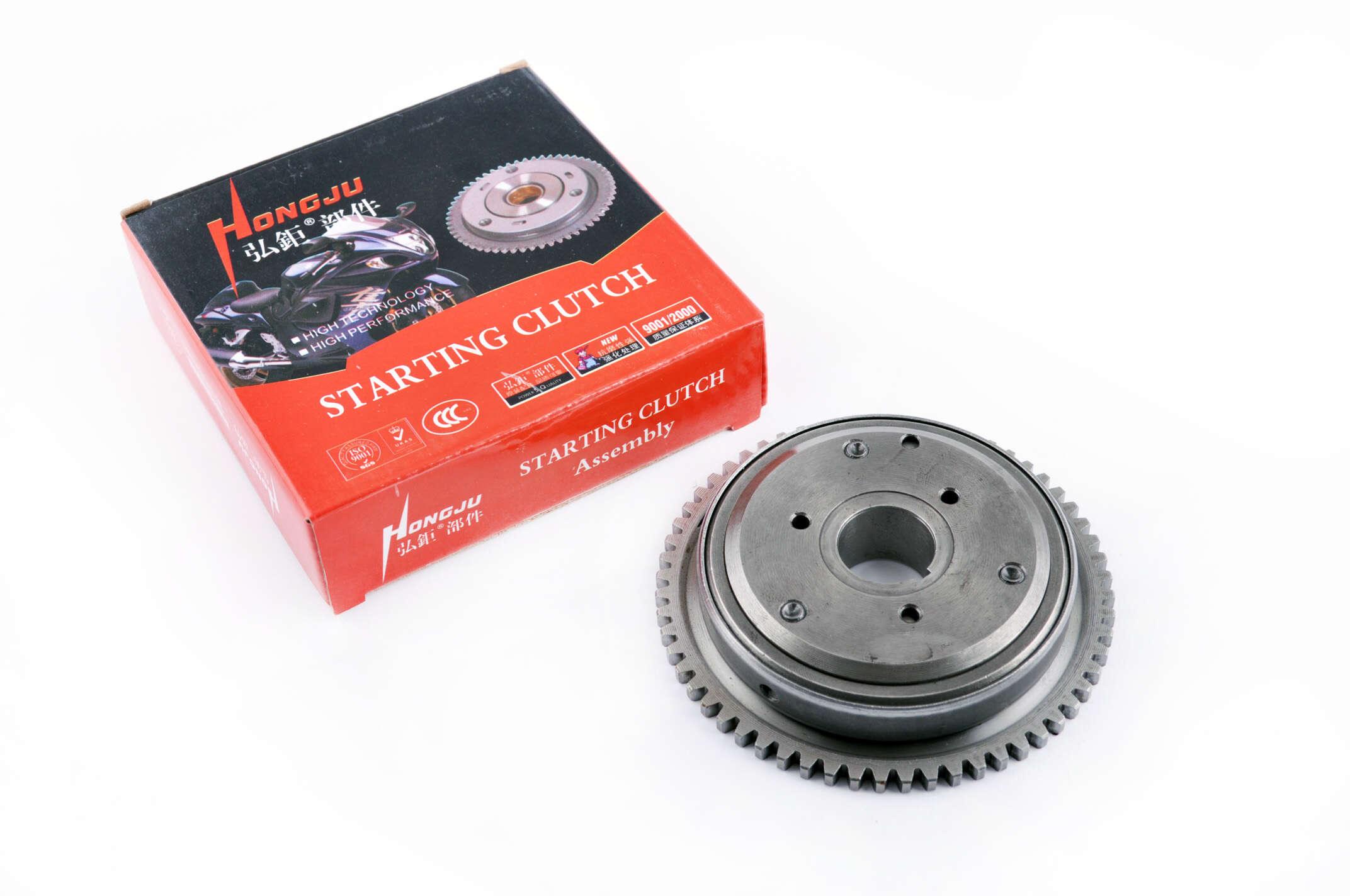 Маховик (обгонная муфта) 4T GY6 125/150 HONGJU (mod:A)