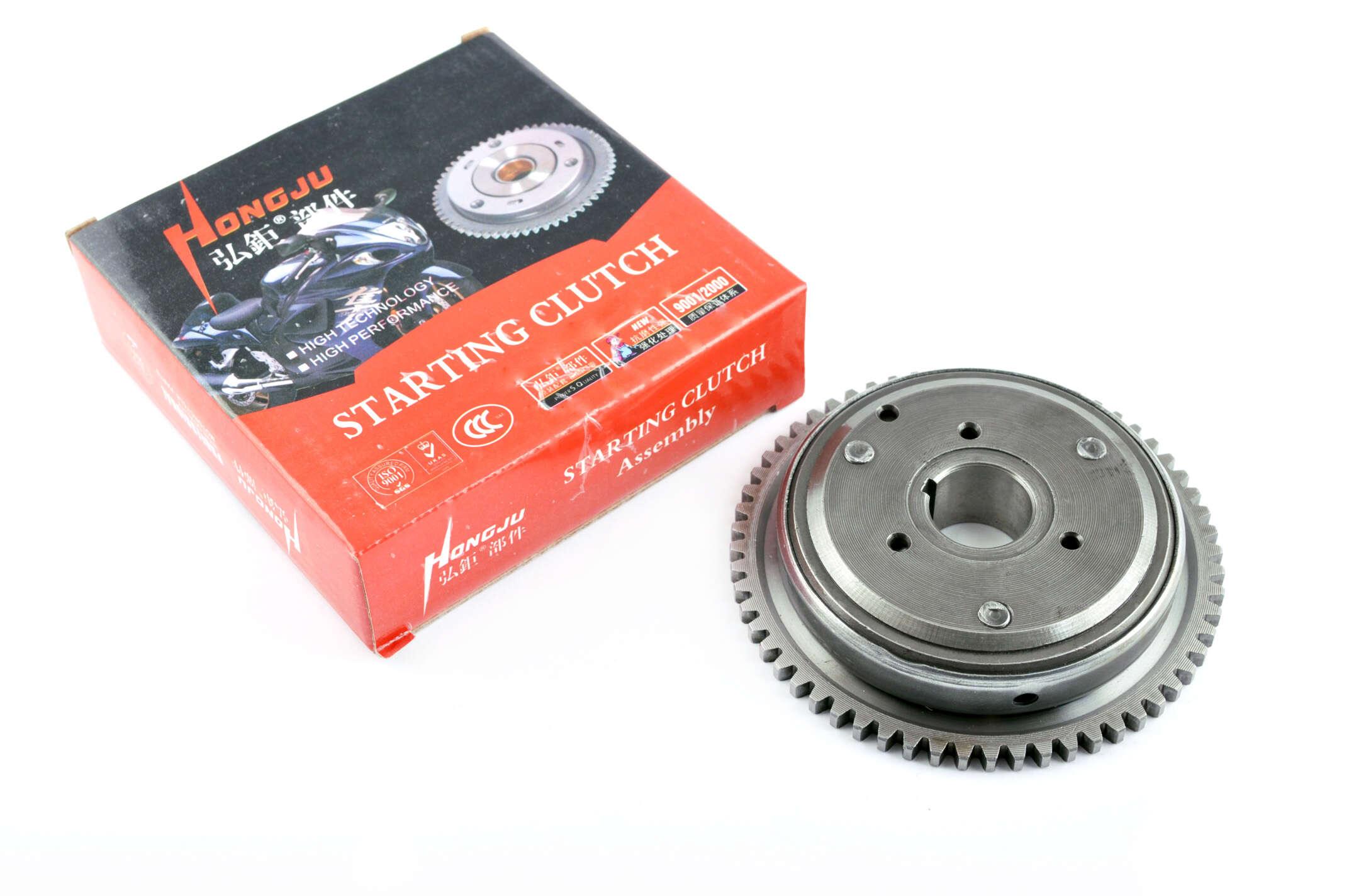 Маховик (обгонная муфта) 4T GY6 125/150 HONGJU (mod:B)