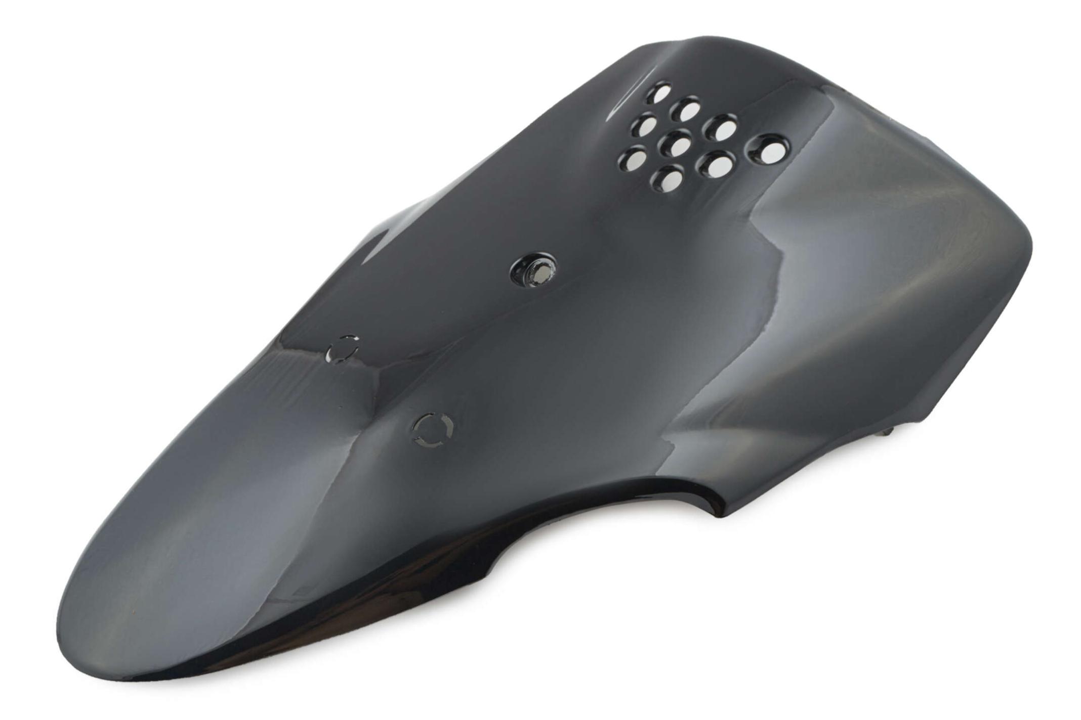 Пластик Yamaha JOG SA24 передний (клюв) (черный) KOMATCU