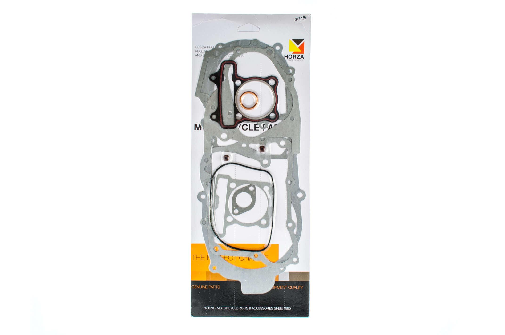 Прокладки двигателя (набор) 4T GY6 150 Ø57,40mm HORZA
