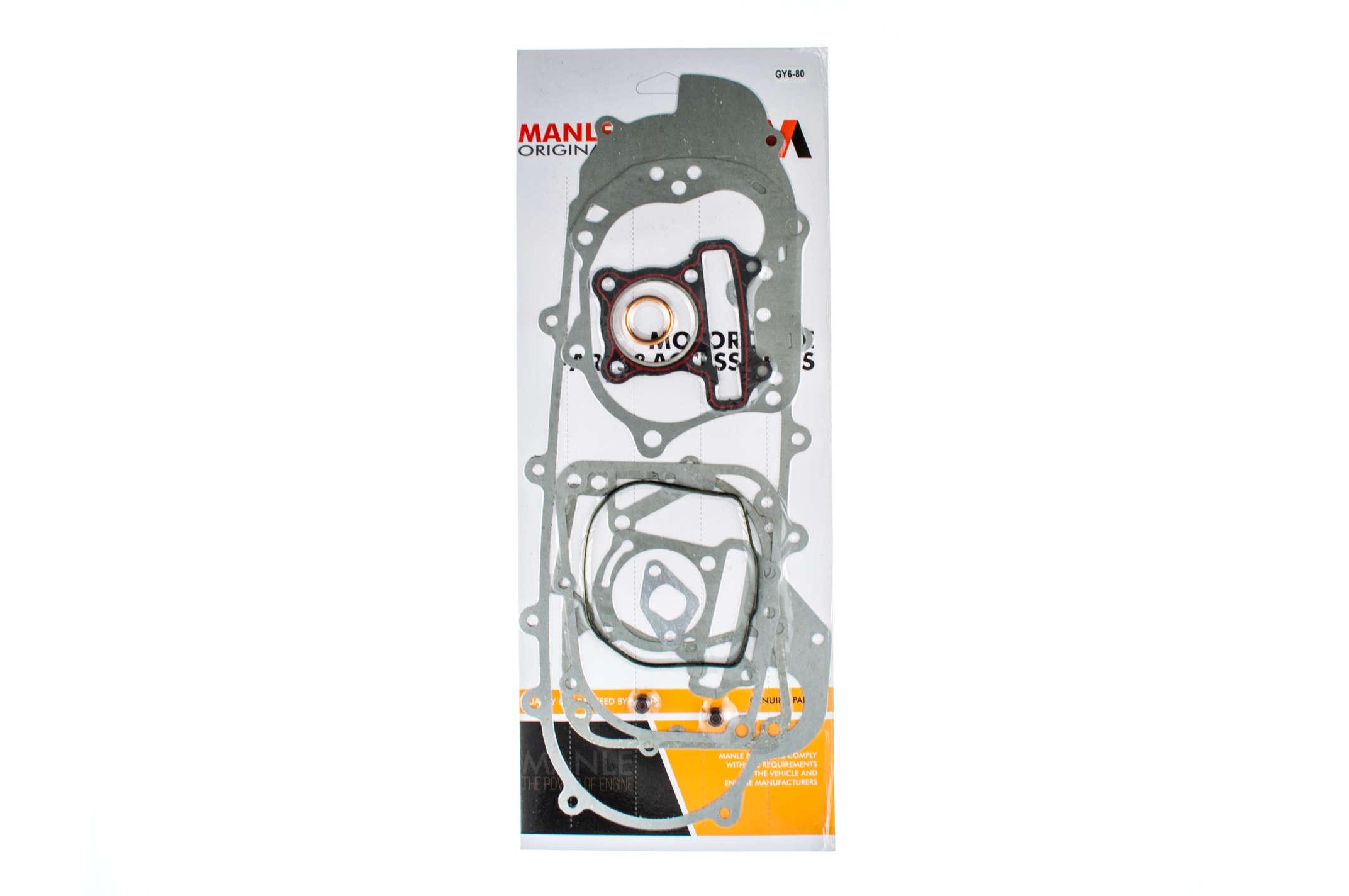 Прокладки двигателя (набор) 4T GY6 80 (Ø47mm, L-460mm) MANLE