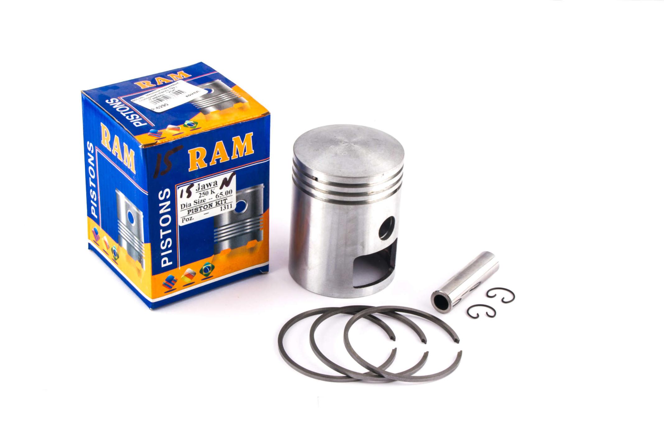 Поршень ЯВА 250 .STD (Ø65,00) (+кольца поршневые, стопорные) (палец 15р.) (Тайвань) VCH