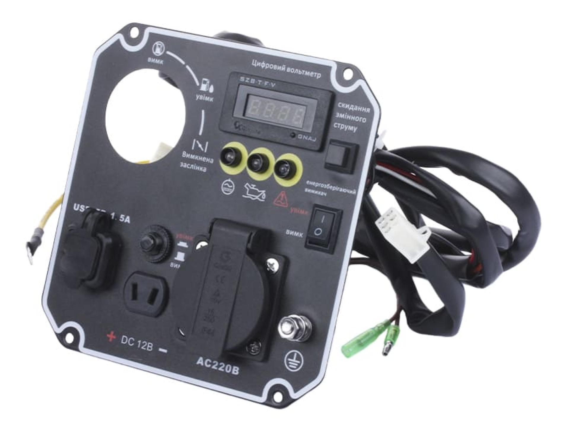 Панель приладів (у зборі) бензогенератора 1.8KW/2.0KW AMG