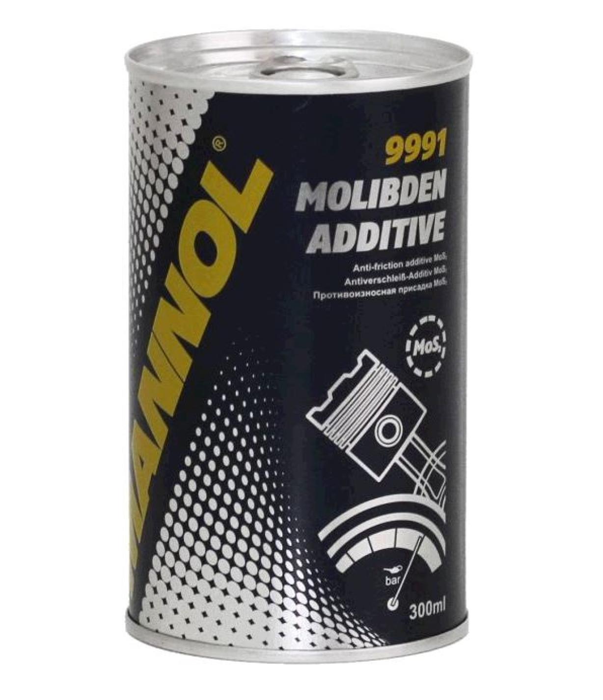 Присадка для снижения трения и износа (300 мл) (9991 Molibden Additive) MANNOL