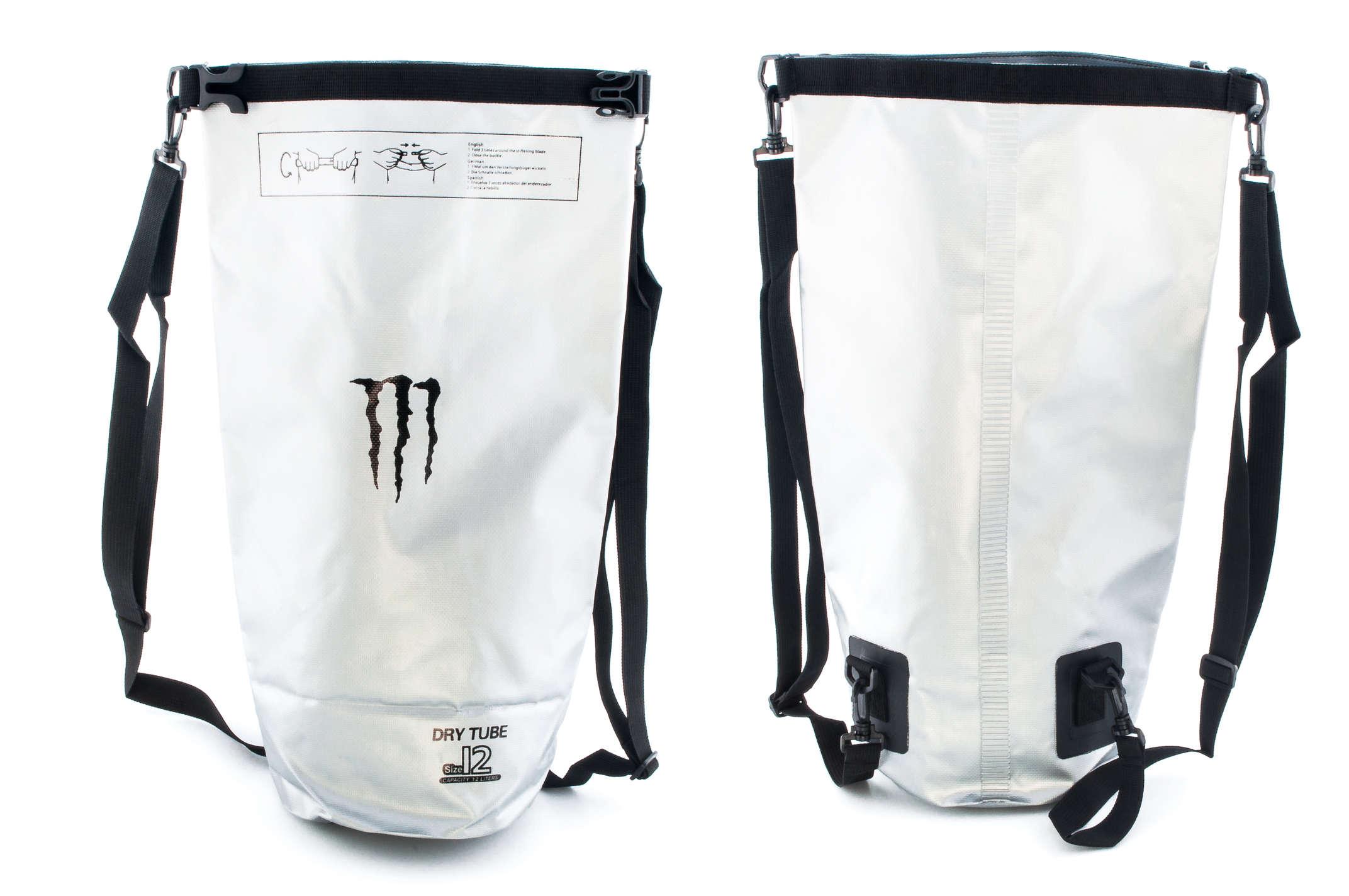 Рюкзак (серебристый, с затяжкой) MONSTER ENERGY