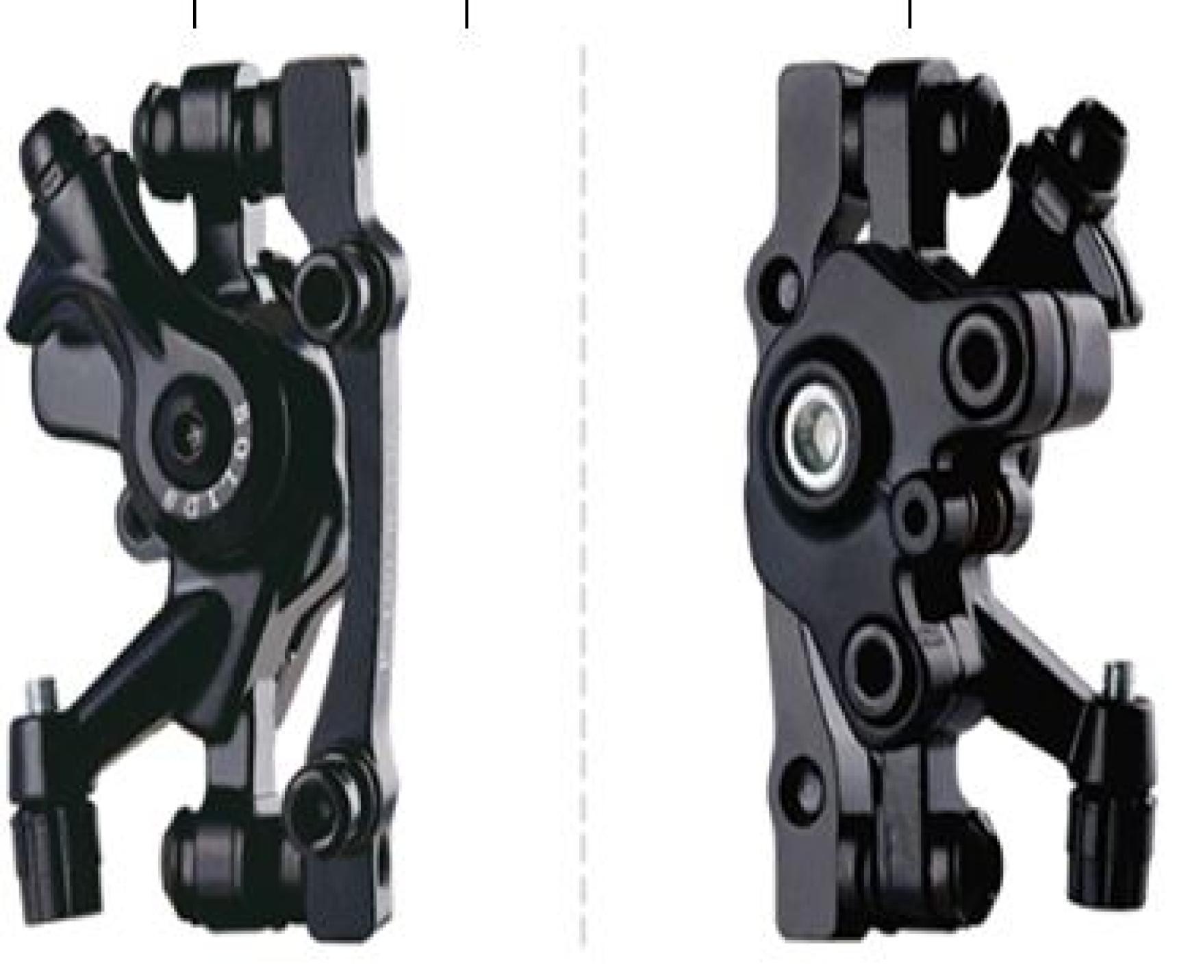 Суппорт тормозной велосипедный (F-180mm/R-160mm) (mod:BL-BB9) DS