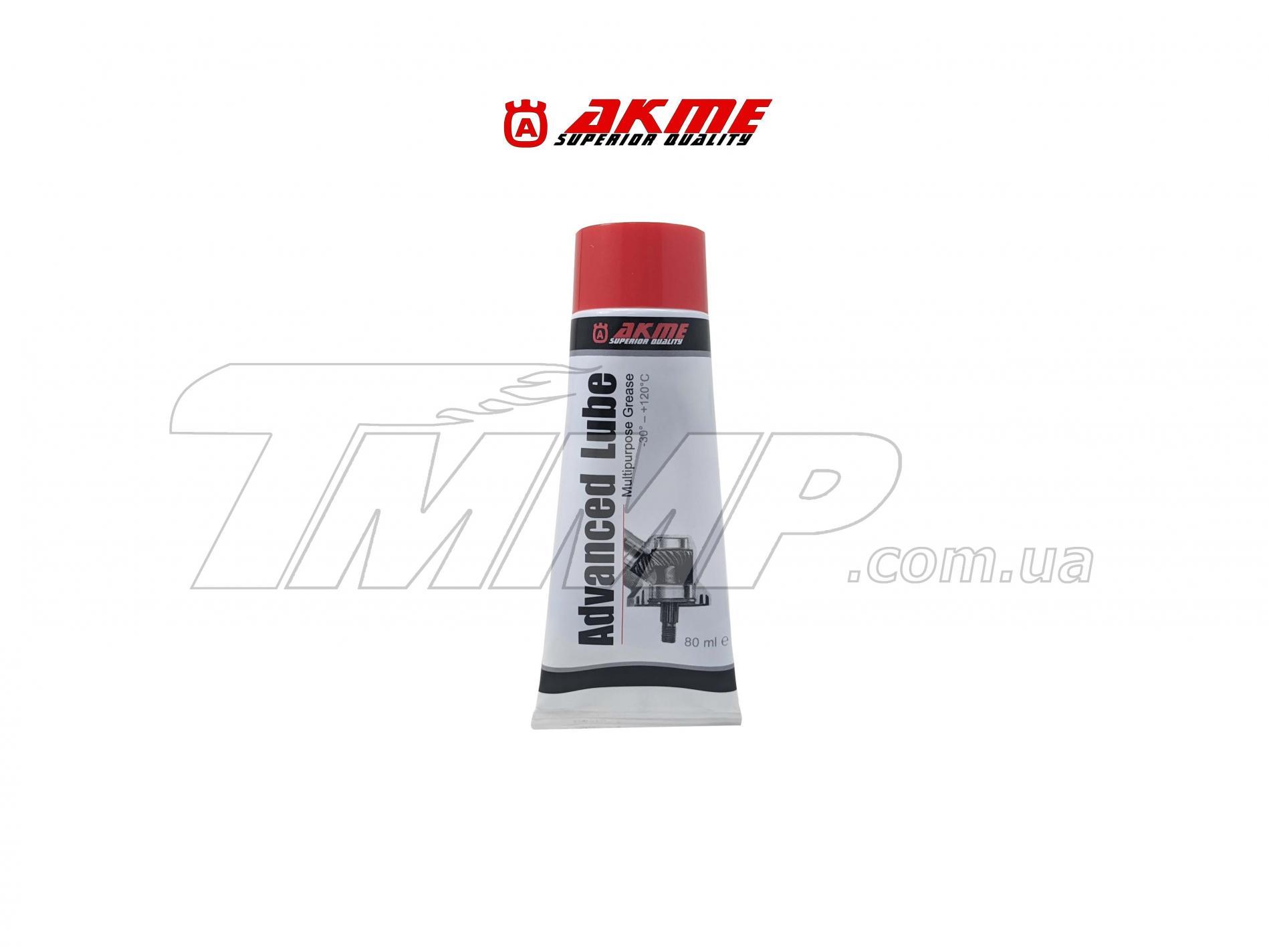 Смазка молибденовая для редукторов и конических пар AKME (туба, 80ml) EVO
