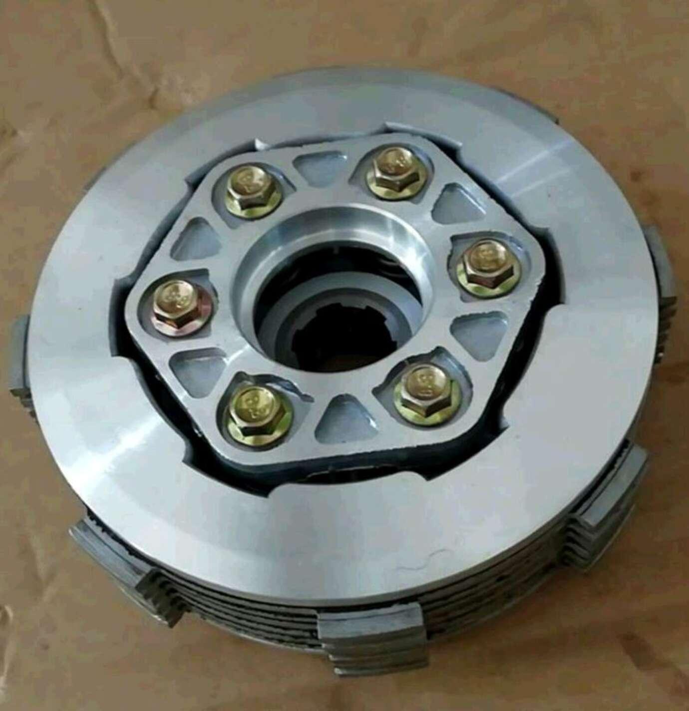 Диски сцепления (в сборе) 4T CG150 (диски, пружины, столик) (расширенная) JH