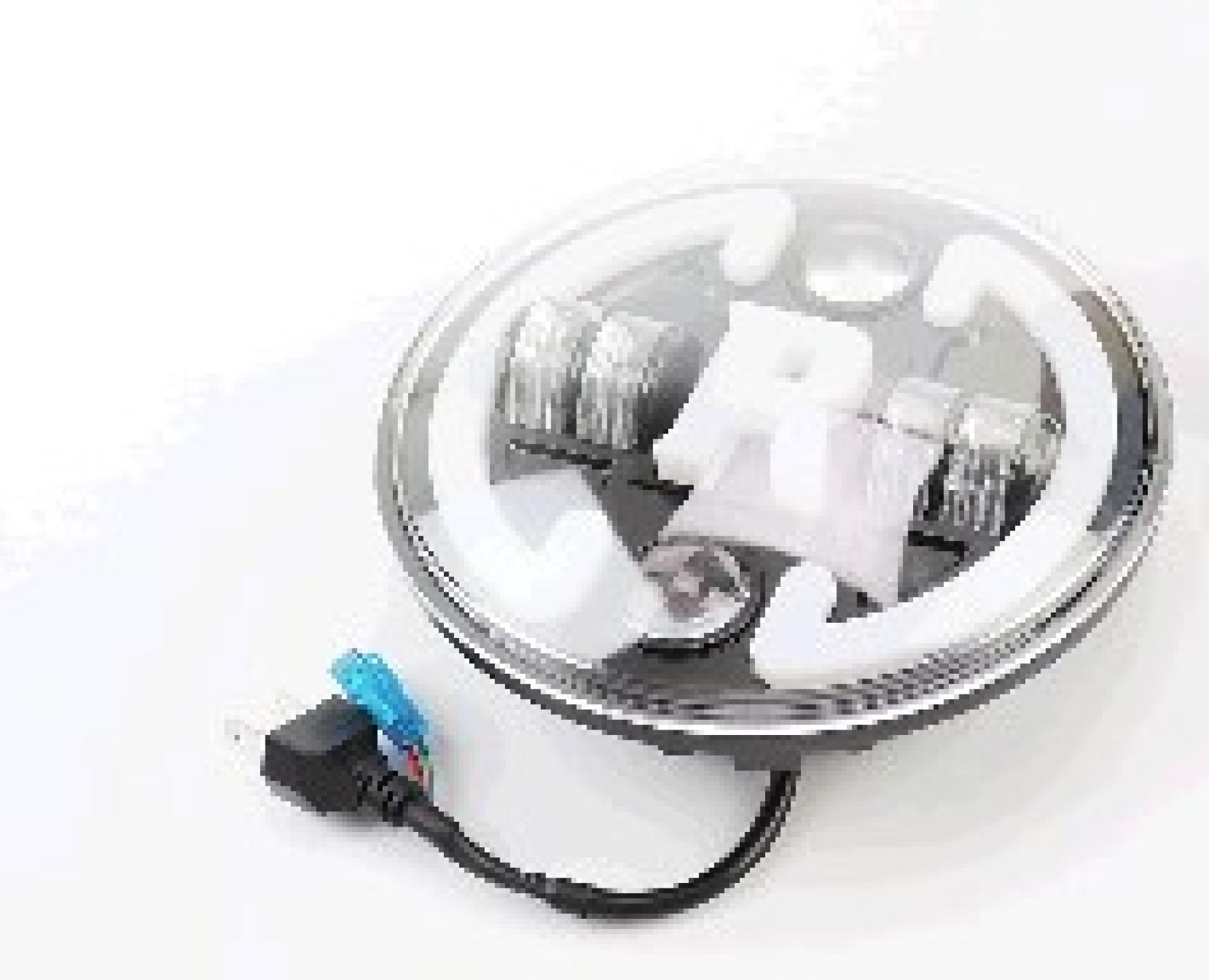 Вставка на фару з ободом R універсальна 6-LED, d-180мм, MOTO TUNING