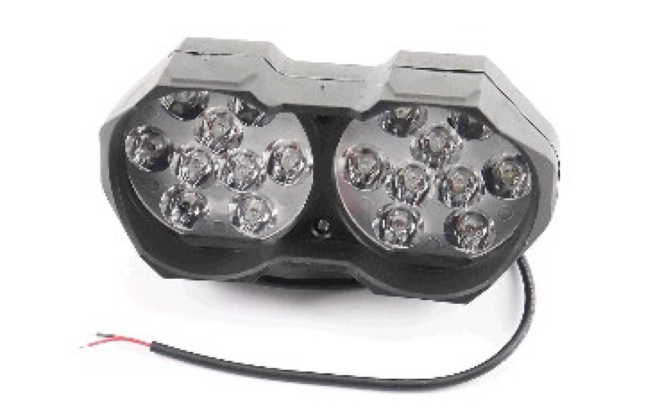 Фара додаткова світлодіодна вологозахисна - 18 LED, (146*62mm) з кріпленням