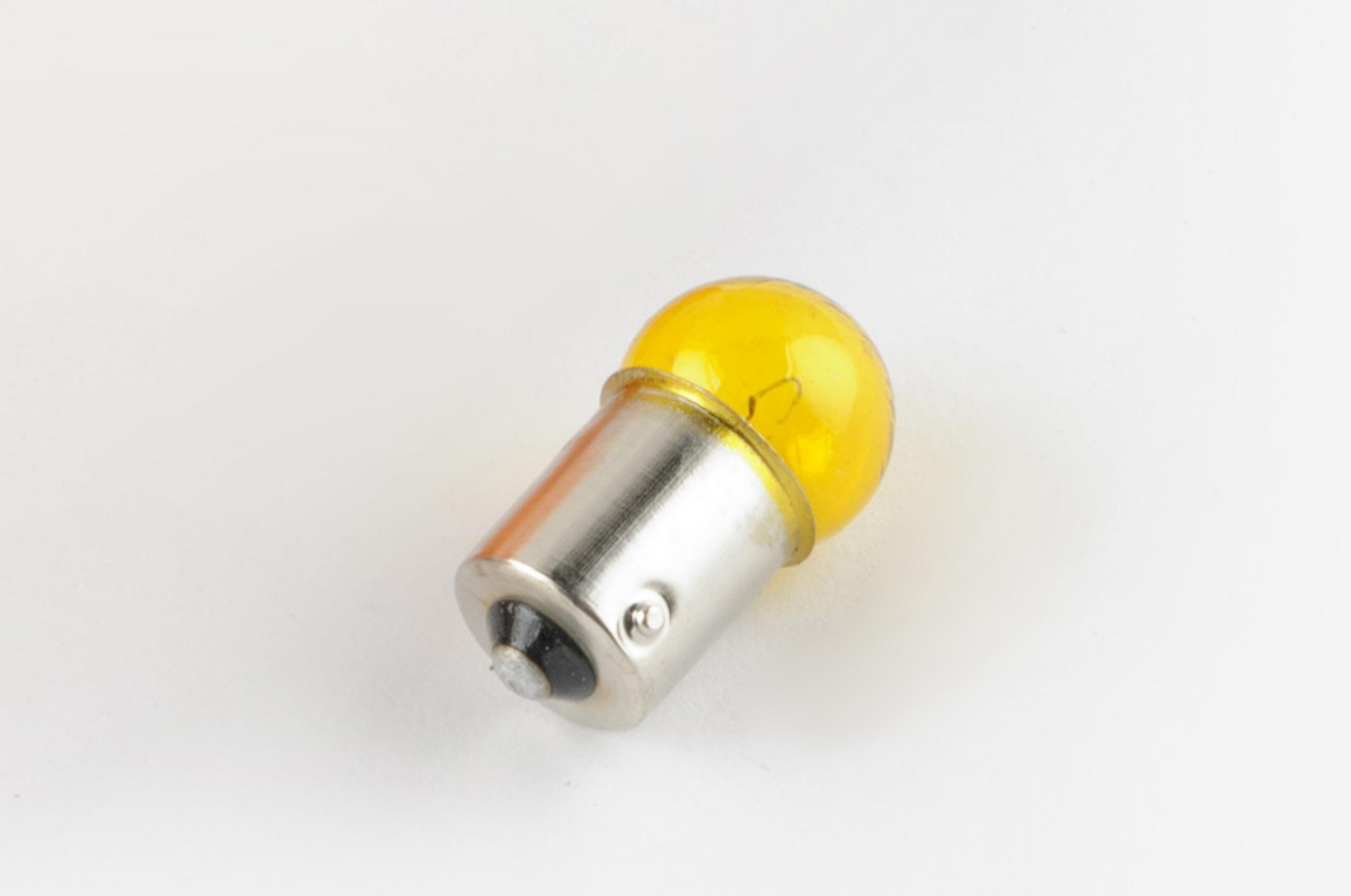 Лампа G18 (поворот, габарит) 12V 10W (жовта) VV