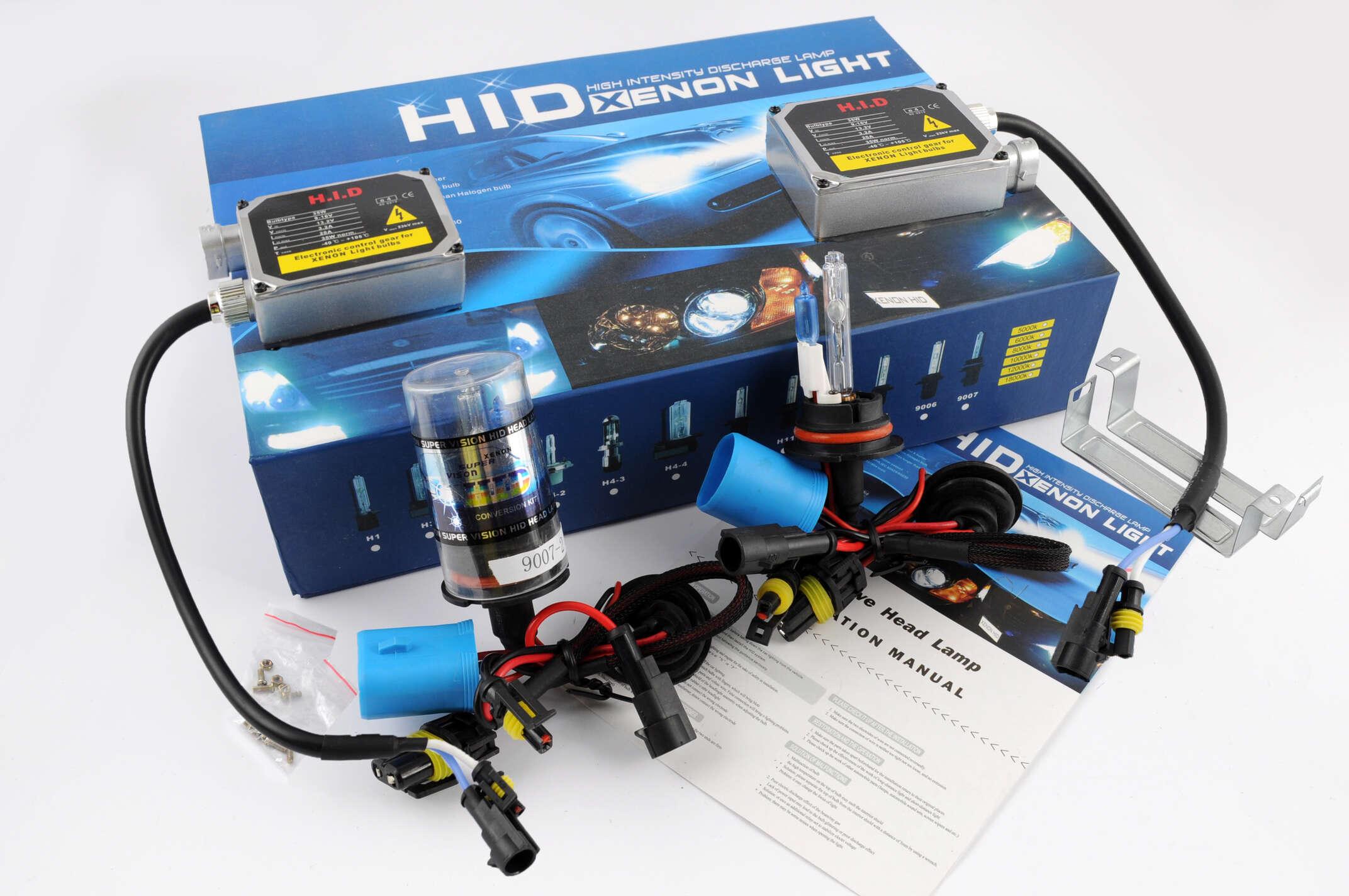 Ксенон (авто) HB5 (9007) AC 6000K 35W (+галоген) (арт:105)