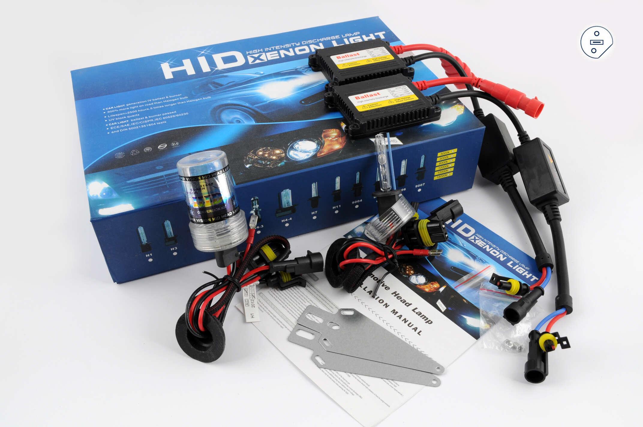 Ксенон (авто) H1 DC 6000K 35W slim (арт:14)
