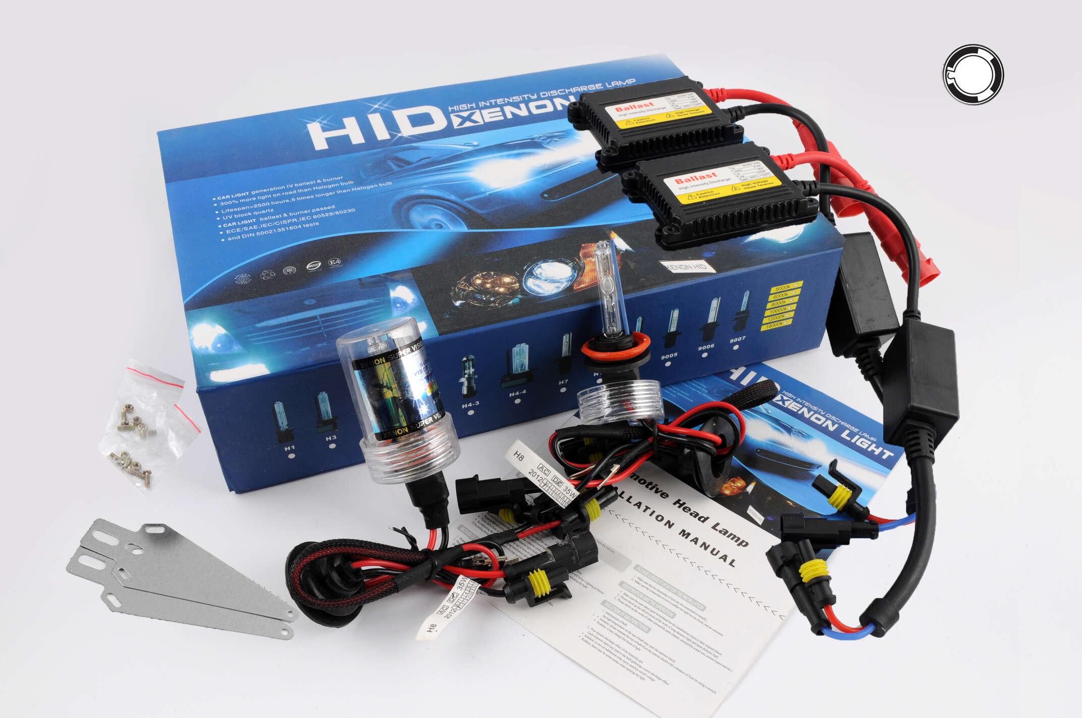 Ксенон (авто) H8 DC 6000K 35W slim (арт:X-70)