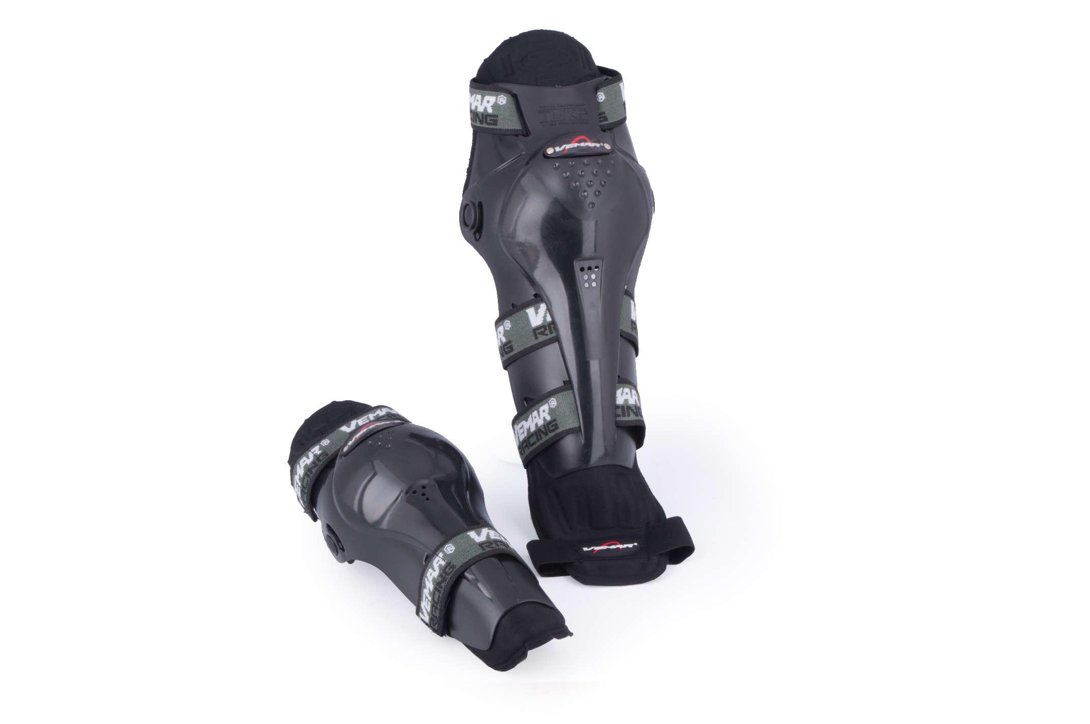 Щитки (наколенники + налокотники, черные) VEMAR RACING